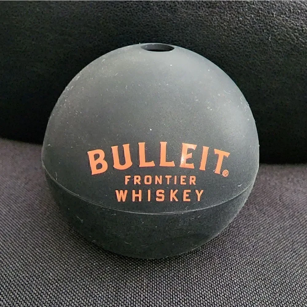 Bulleit Bourbon Whiskey Ball, Sphere Ice Mold
